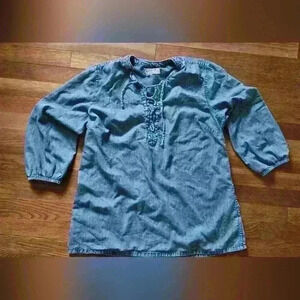 Ruff Hewn Denim Tunic Top